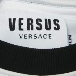 Versus Versace White Medusa Print Cotton Sweatshirt M