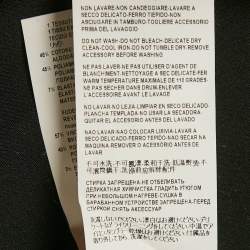 Pre Owned Versus Versace Black Cotton Blend Cut -Out Gold Pin Mini Dress M