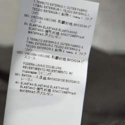 Pre Owned Versace Black Crepe Cut Out Detail Sheath Dress S