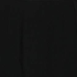 Versus Versace Black Crepe Pleated Maxi Skirt M
