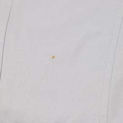 Pre Owned Versus Versace Pale Lilac Cotton Pleated Dress S