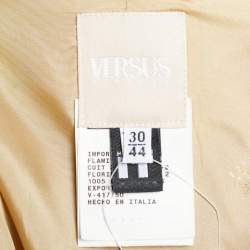 Pre Owned Versus Versace Tan Brown Corduroy Pant Suit M