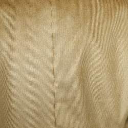 Pre Owned Versus Versace Tan Brown Corduroy Pant Suit M