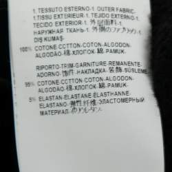 Pre Owned Versus Versace Black All Over Embellished Cotton Crewneck Sweatshirt L