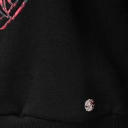 Versus Versace Black Knit Animal Motif Embroidered Jumper M