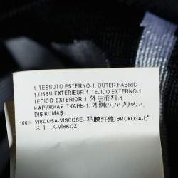 Pre Owned Versus Versace Monochrome Intarsia Knit Jumper M