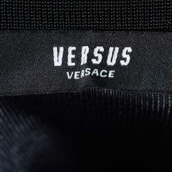 Pre Owned Versus Versace Monochrome Intarsia Knit Jumper M
