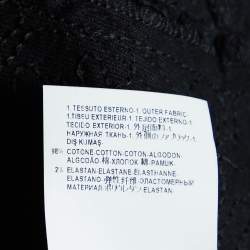 Versus Versace Black Denim Sequined Jacket S