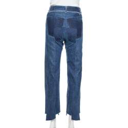 Pre Owned Vetements Blue Denim Reworked Push Up Jeans S