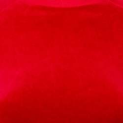 Vetements X Juicy Couture Red Velour Turtleneck Top M