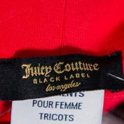 Vetements X Juicy Couture Red Velour Turtleneck Top M