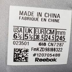 Pre Owned Vetements Silver Reflected Fabric Instapump Fury 3M Low Top Sneakers Size 38.5