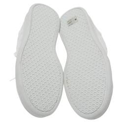 Pre Owned Vetements White Perforated Leather Low Top Sneakers Size 39