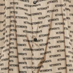 مملوكة مسبقًا معطف مطر فيتمنت شل بيج طباعة شعار ماركة (مقاس موحد)