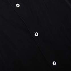Pre Owned Vetements X Comme Des Garcons Black Cotton Oversized Shirt L