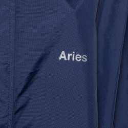 Pre Owned Vetements Navy Blue Aries Zodiac Detail Rain Coat (One Size)