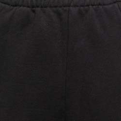 Vetements Black Rib Knit Elasticized Waist Trousers M
