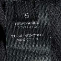 Vetements Charcoal Grey Staff Printed Cotton Knit T-Shirt S