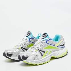 Vetements Multicolor Fabric and Leather Sock Runner Lace Up Sneakers Size 36