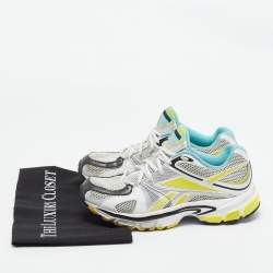 Vetements Multicolor Fabric and Leather Spike Runner Lace Up Sneakers Size 36