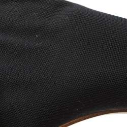 Pre Owned Vetements Black Knit Fabric Reflective Sock Boots Size 39