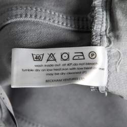 Pre Owned Victoria Beckham Lilac Denim Slim Fit Jeans S 