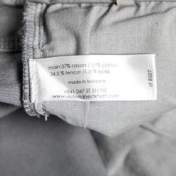 Pre Owned Victoria Beckham Lilac Denim Slim Fit Jeans S 