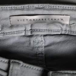 Pre Owned Victoria Beckham Lilac Denim Slim Fit Jeans S 