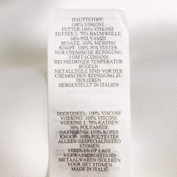 Pre Owned Victoria Beckham White Crepe Single Breasted Blazer S