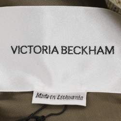 Pre Owned Victoria Beckham Avocado Wool Blend Suit Set S