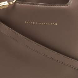 Pre Owned Victoria Beckham Grey Leather Small Newspaper Tote