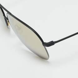 Pre Owned Victoria Beckham Black Mirrored VBS90 Aviator Sunglasses