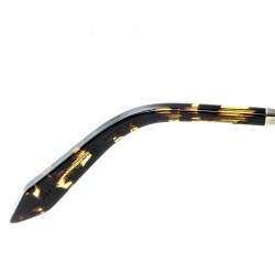 Victoria Beckham Gold Plated/Green Gradient VBS131 Loop Round Sunglasses