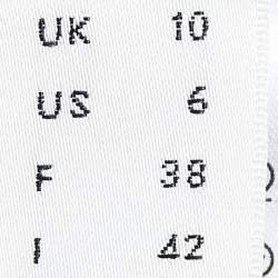 Pre Owned Victoria Beckham Multicolor Camouflage Jacquard Pencil Skirt S