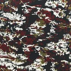 Pre Owned Victoria Beckham Multicolor Camouflage Jacquard Pencil Skirt S