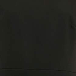 Victoria Beckham Black Crepe Midi Dress L