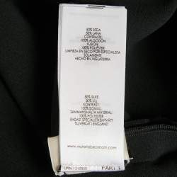 Pre Owned Victoria Beckham Black Cut-Out Detail Sleeveless Dress M