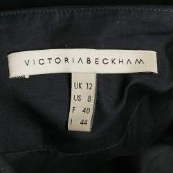 Pre Owned Victoria Beckham Black Cut-Out Detail Sleeveless Dress M