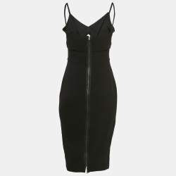 Pre Owned Victoria Beckham Black Cut-Out Detail Sleeveless Dress M