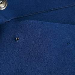 Victoria Beckham Blue Wool Sleeveless Midi Dress M
