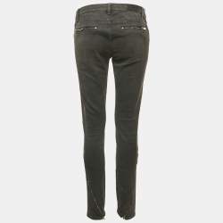 Victoria Beckham Grey Faded Denim Skinny Jeans M Waist 29"