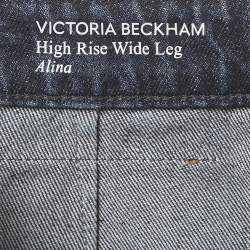 Pre Owned Victoria Beckham Blue Denim High Rise Alina Jeans M Waist 30"