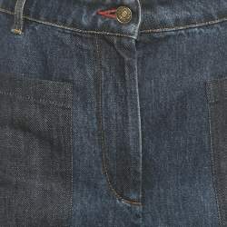 Pre Owned Victoria Beckham Blue Denim High Rise Alina Jeans M Waist 30"