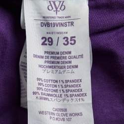 Pre Owned Denim by Victoria Beckham Blue Cotton Flared Jeans M/Waist 31"