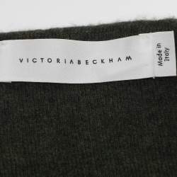 مملوكة مسبقًا كاب فيكتوريا بيكهام صوف أخضر مقاس صغير (سمول)