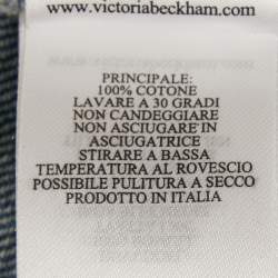 مملوكة مسبقًا Victoria Beckham Blue Wash Denim Skirt S