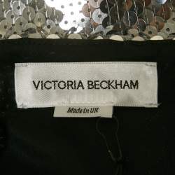 مملوكة مسبقًا Victoria Beckham Gold/Silver Sequin Cami Top M