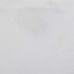 Pre Owned Victoria Beckham White Knit T-Shirt M