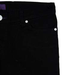 Pre Owned Victoria Beckham White Star Bootcut Jeans M