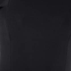 Pre Owned Victoria Beckham Black Stretch Cold Shoulder Dress S